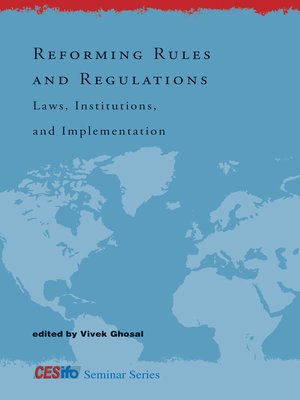 cover image of Reforming Rules and Regulations